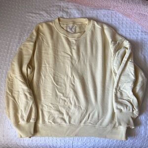 American Eagle Outfitters yellow crewneck